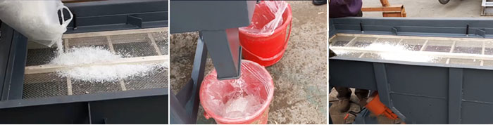 洗衣粉直线正能量免费网物料试机现场展示